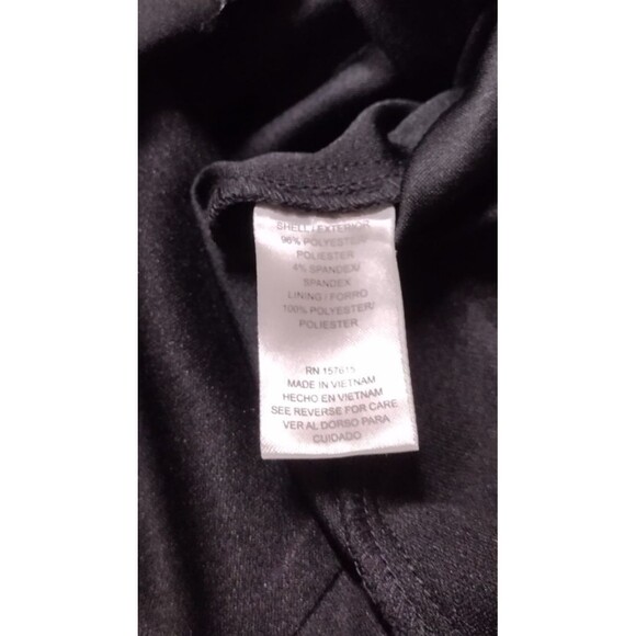 Tahari Arthur S. Levine Womens 12 Jumpsuit Black Sleeveless Ruffles Wide Leg - Picture 7 of 11